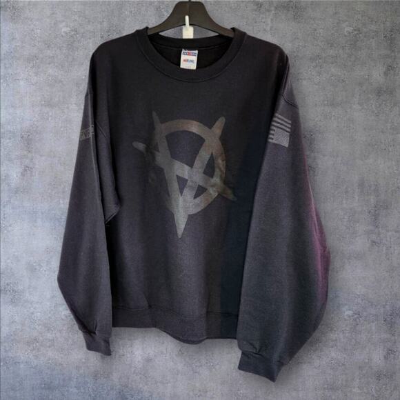 ASAP Rocky Official Anarchy Black Merch Crewneck Brand New Size Large - Picture 4 of 4